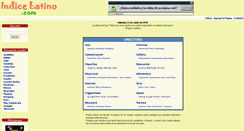 Desktop Screenshot of indicelatino.com