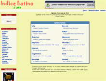 Tablet Screenshot of indicelatino.com